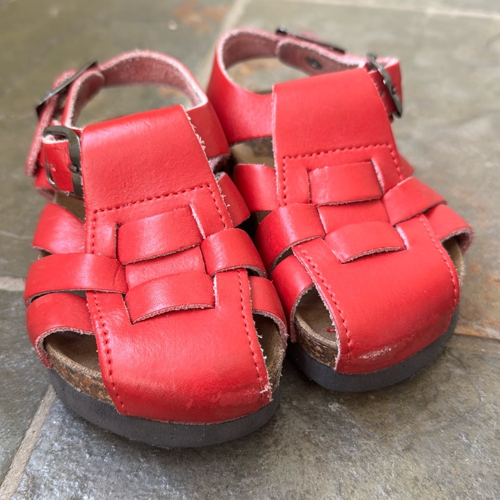 Toddler leather sandals Grubin